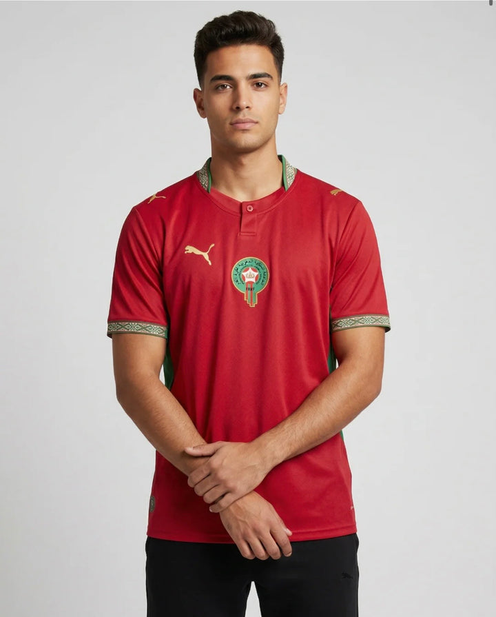MAILLOT MAROC DOMICILE COUPE DU MONDE 2026