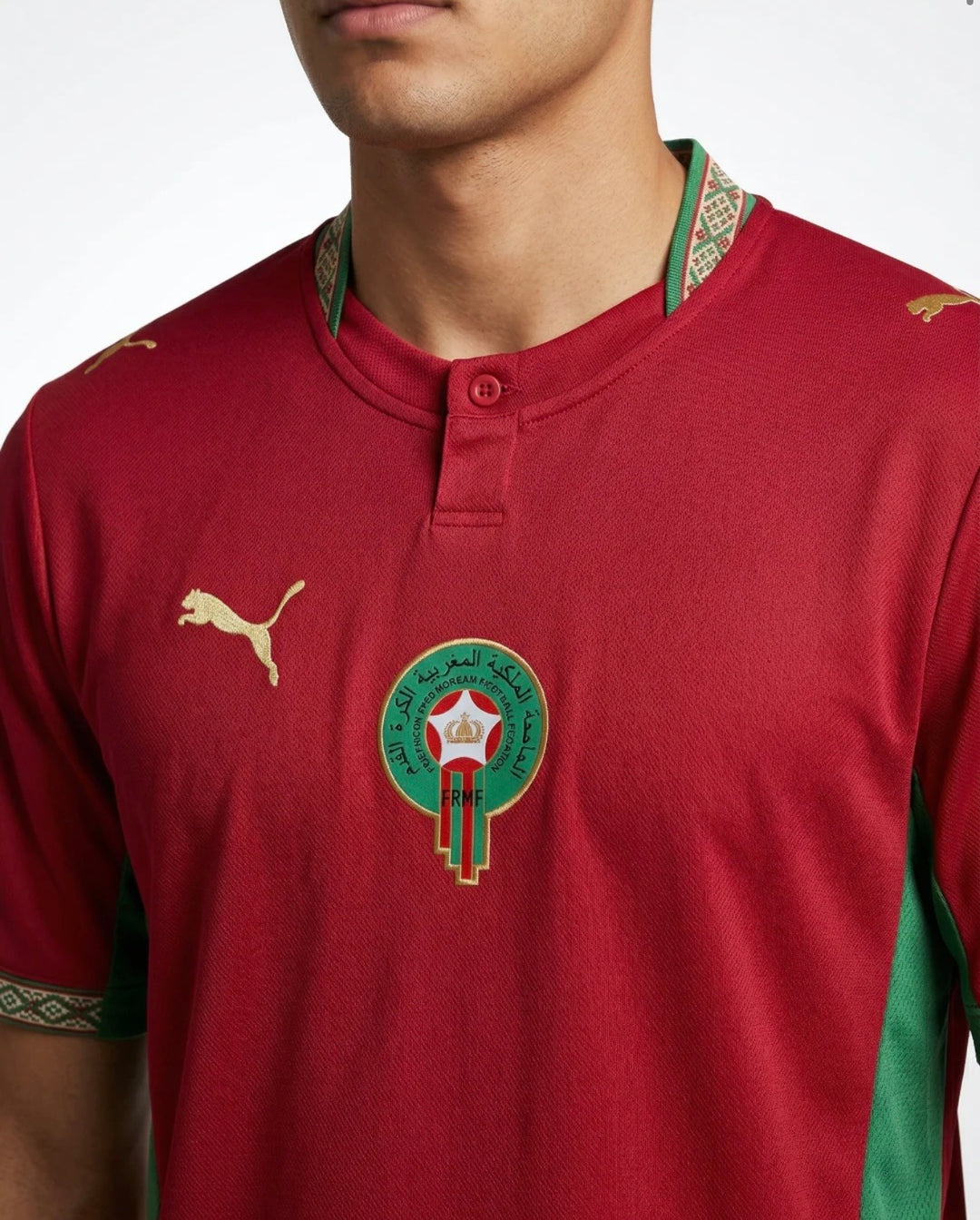 MAILLOT MAROC DOMICILE COUPE DU MONDE 2026
