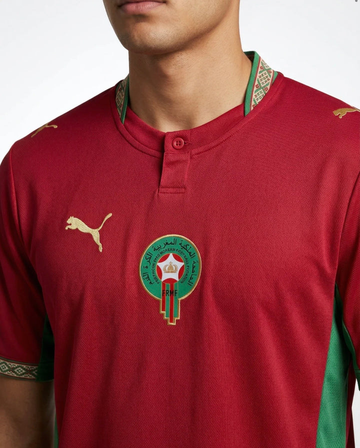 MAILLOT MAROC DOMICILE COUPE DU MONDE 2026